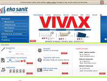 Tablet Screenshot of eko-sanit.pl